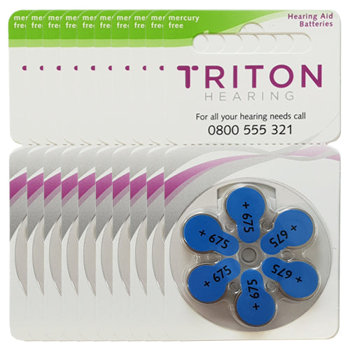 Hearing Aid Batteries - Size 675 - 10 Pack