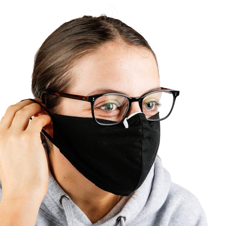 Anti-Fog Nose Clips for Masks - 6 Pack - Black