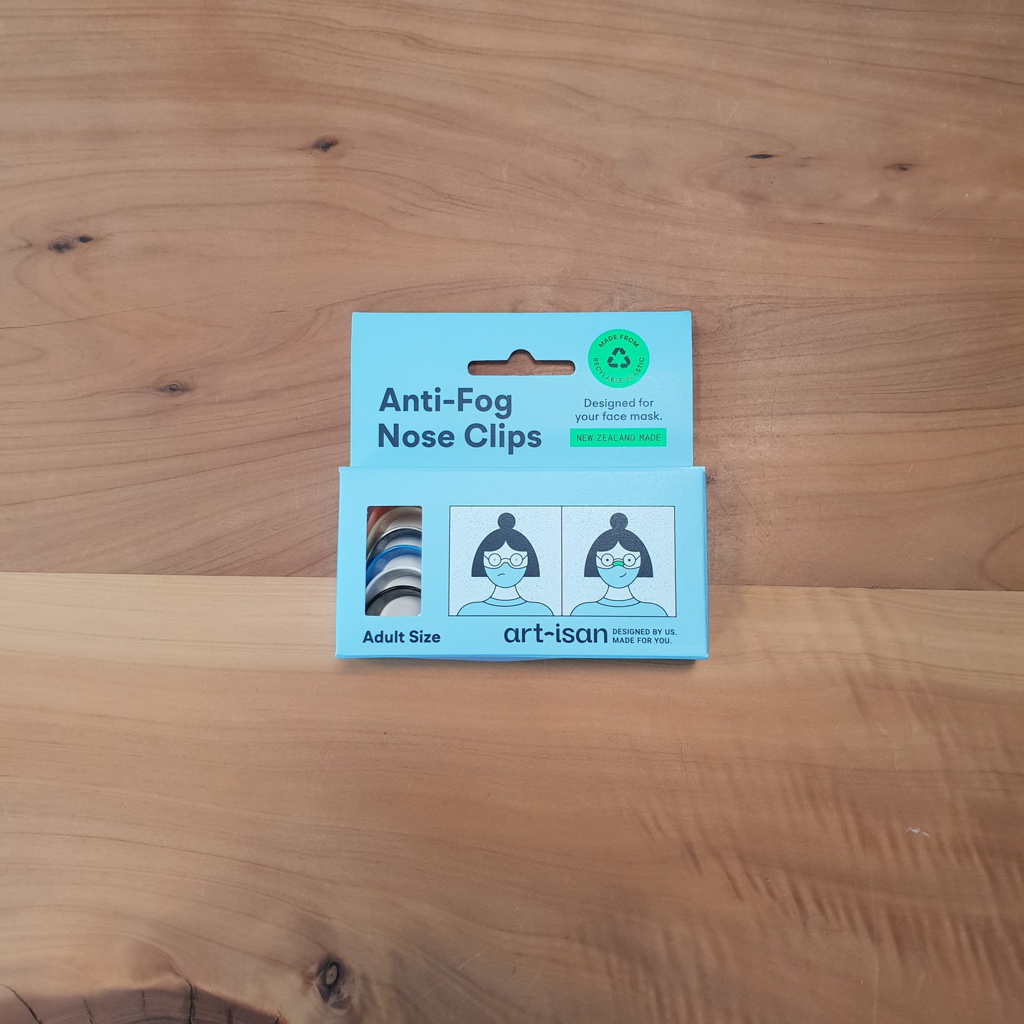 Anti-Fog Nose Clips for Masks - 6 Pack - Mixed Colours - Bright