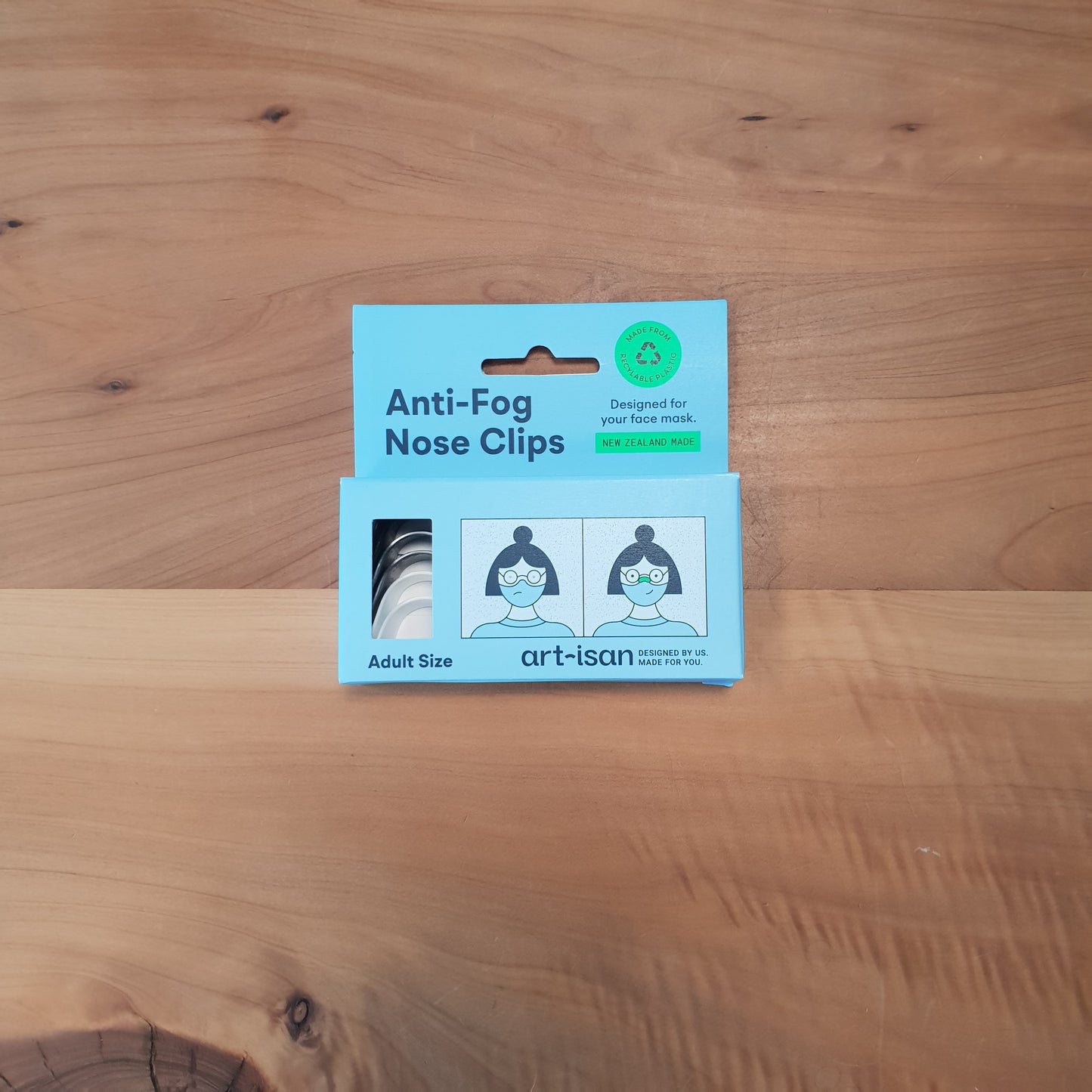 Anti-Fog Nose Clips for Masks - 6 Pack - Mixed Colours - Neutral