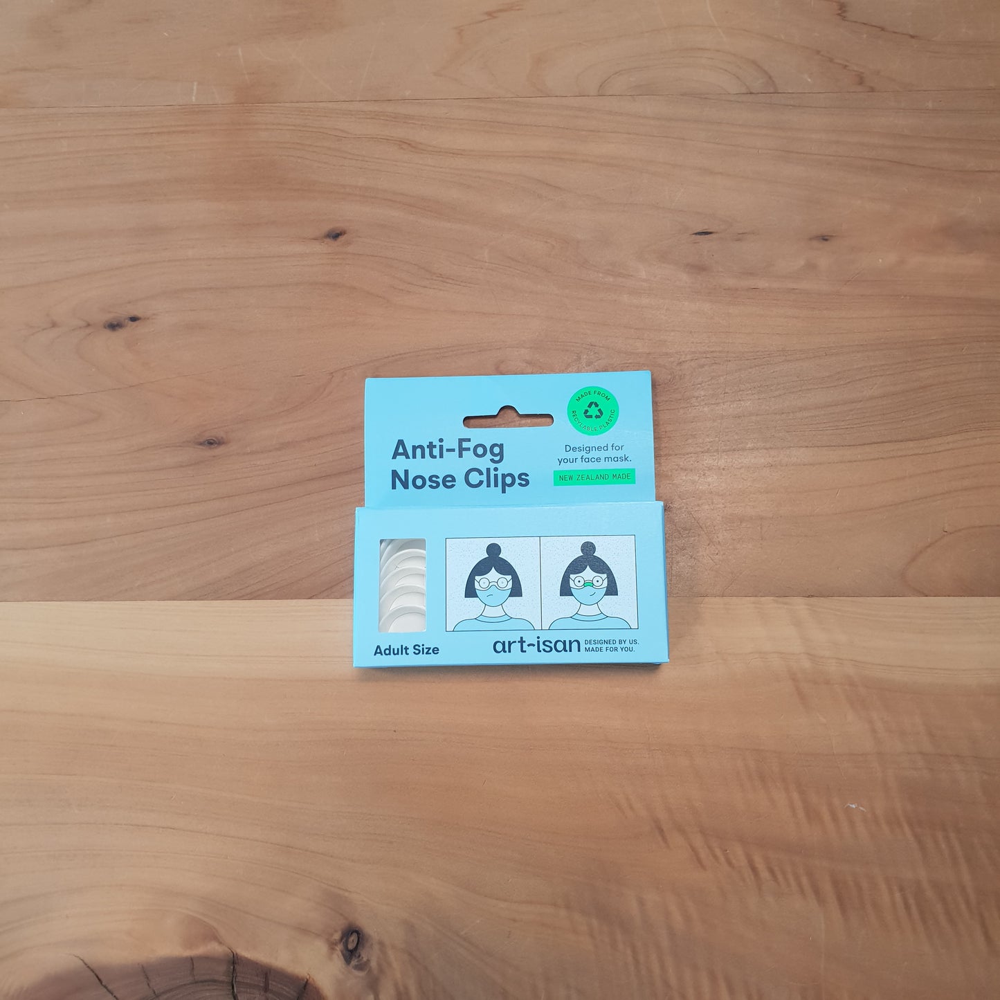 Anti-Fog Nose Clips for Masks - 6 Pack - White