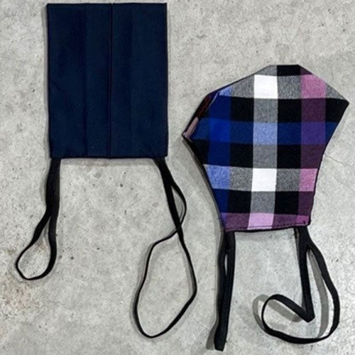 Annah Stretton - Women's - Navy and Tartan - Pack Of 2