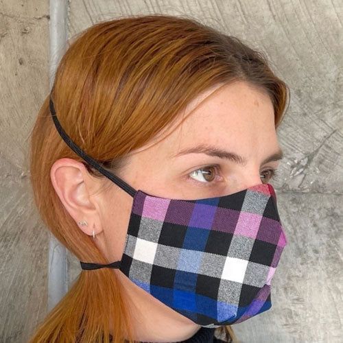 Annah Stretton - Women's - Navy and Tartan - Pack Of 2